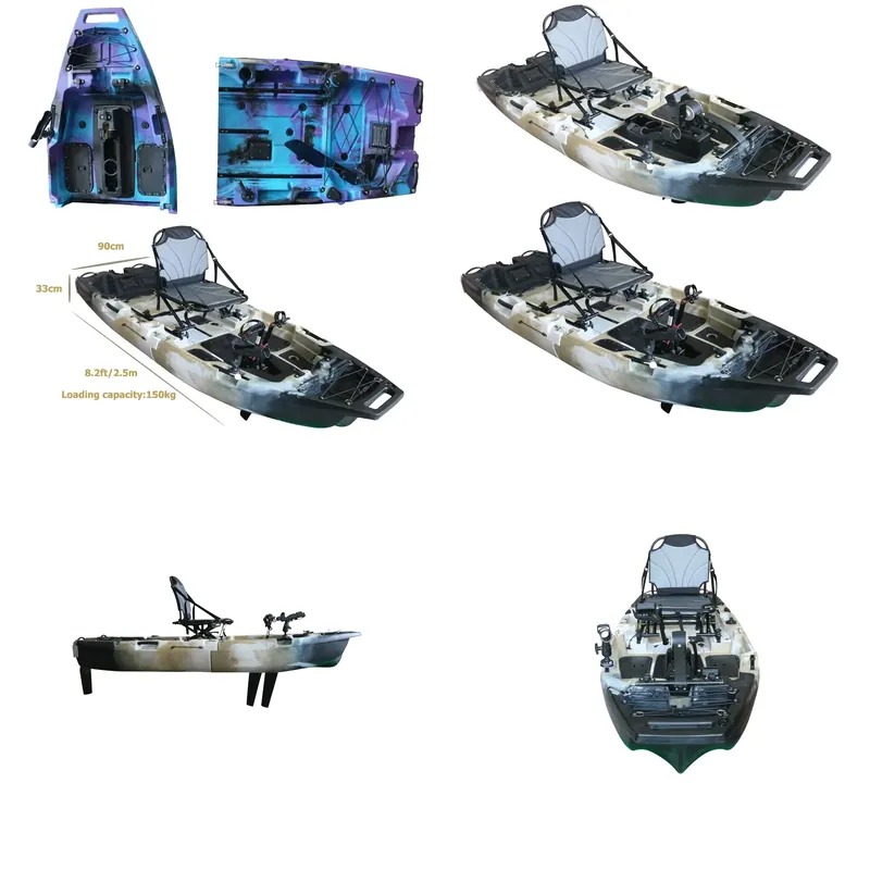 Fishing Boat Seat - 8ft Modular Single Seat Fin Pedal