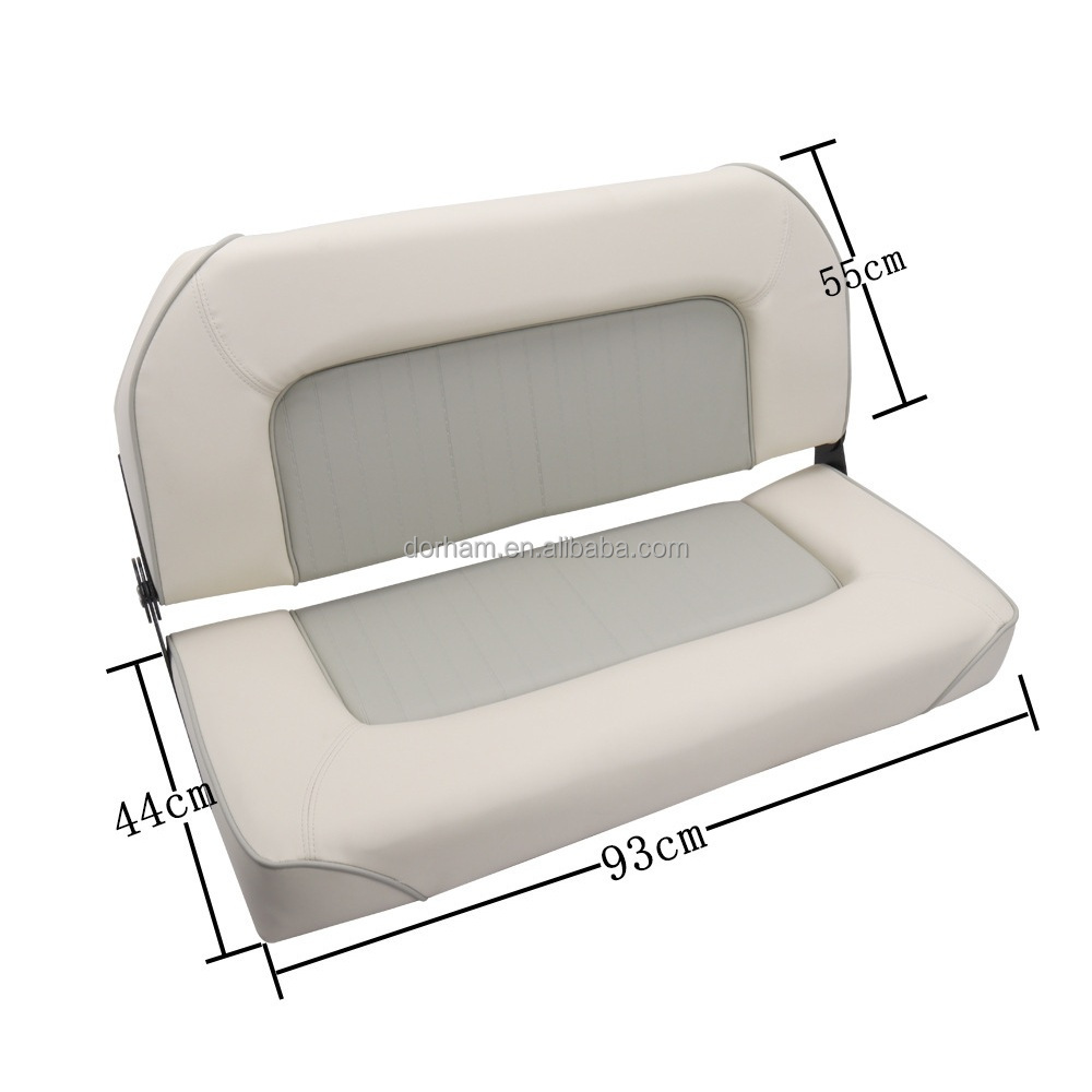 Fishing Boat Seat - Marine Double Folding Bench Seat Low