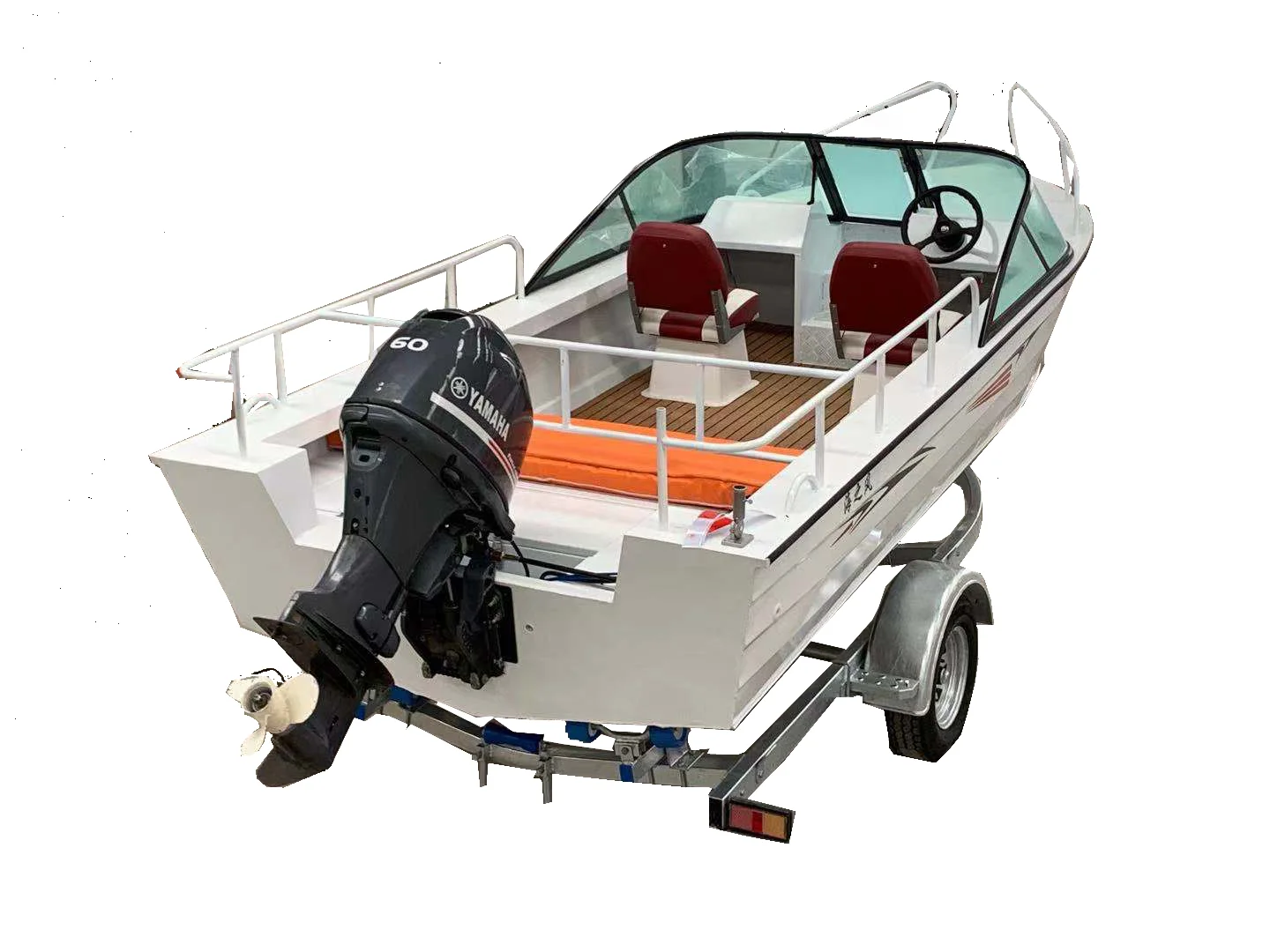 KAIP Luxury Aluminum Yacht 5.2 - Fishing Boat Fiberglass recension och pris