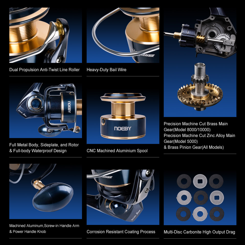 Noeby Infinite Power Spinning  - Daiwa Reel Bg recension och pris