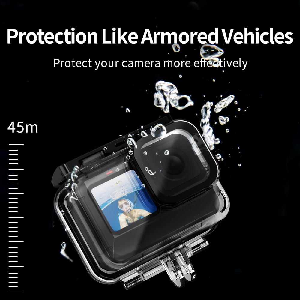 TELESIN 60M Waterproof Housing - Fishing Boat Cover recension och pris