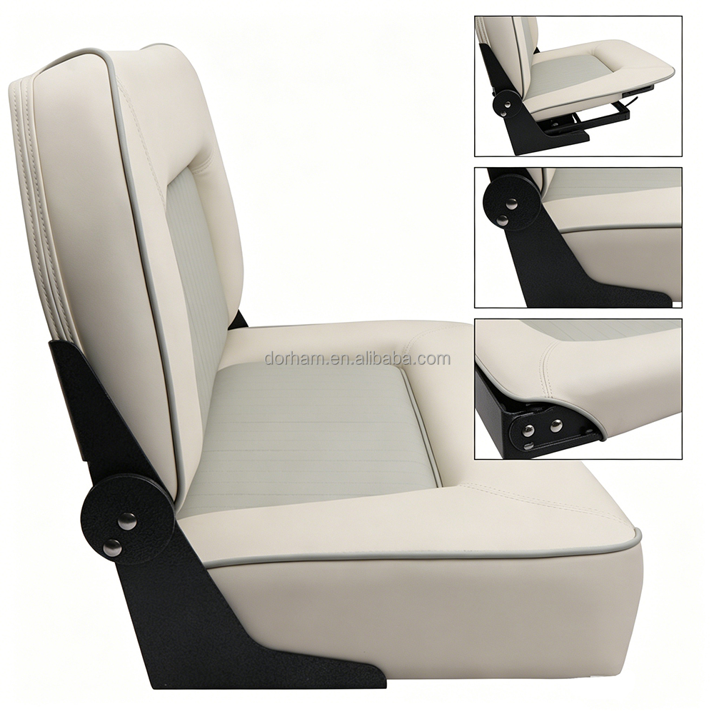 Marine Double Folding Bench Se - Fishing Boat Seat recension och pris