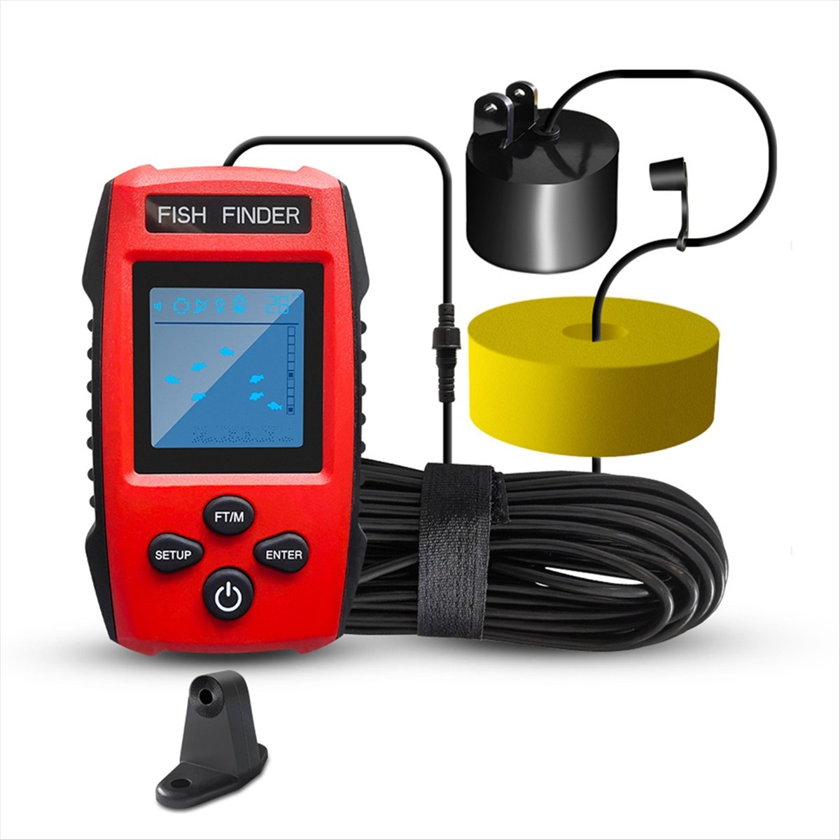 Color LCD Fish Finder Wired So - Fishing Boat Depth Finder recension och pris