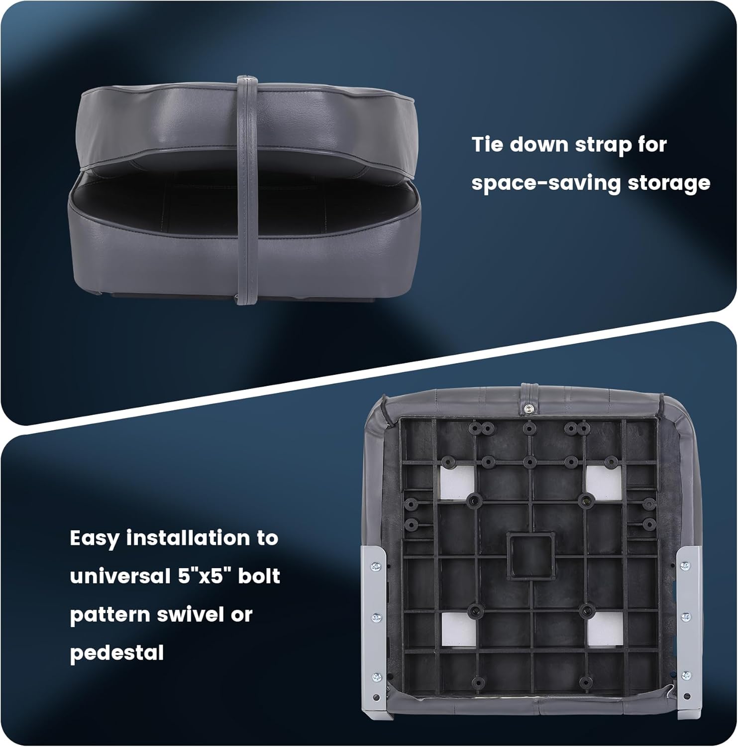 2 Pack Folding Boat Seats, Hig - Fishing Boat Seat recension och pris