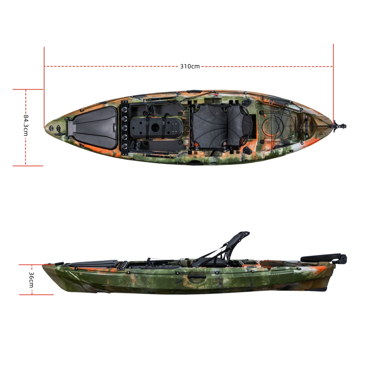 LSF First-class Single Fishing - Fishing Boat Seat recension och pris