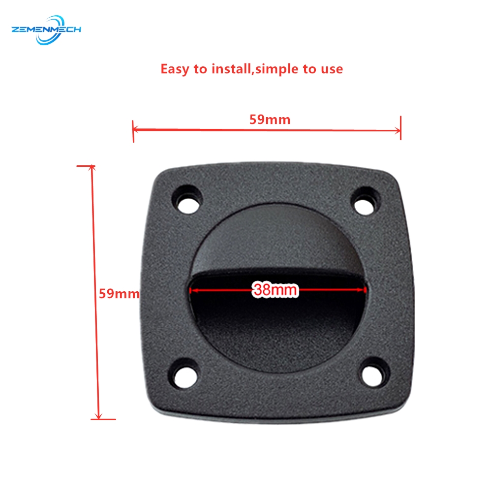 Black Nylon Recessed Flush Sli - Fishing Boat Steering Wheel recension och pris