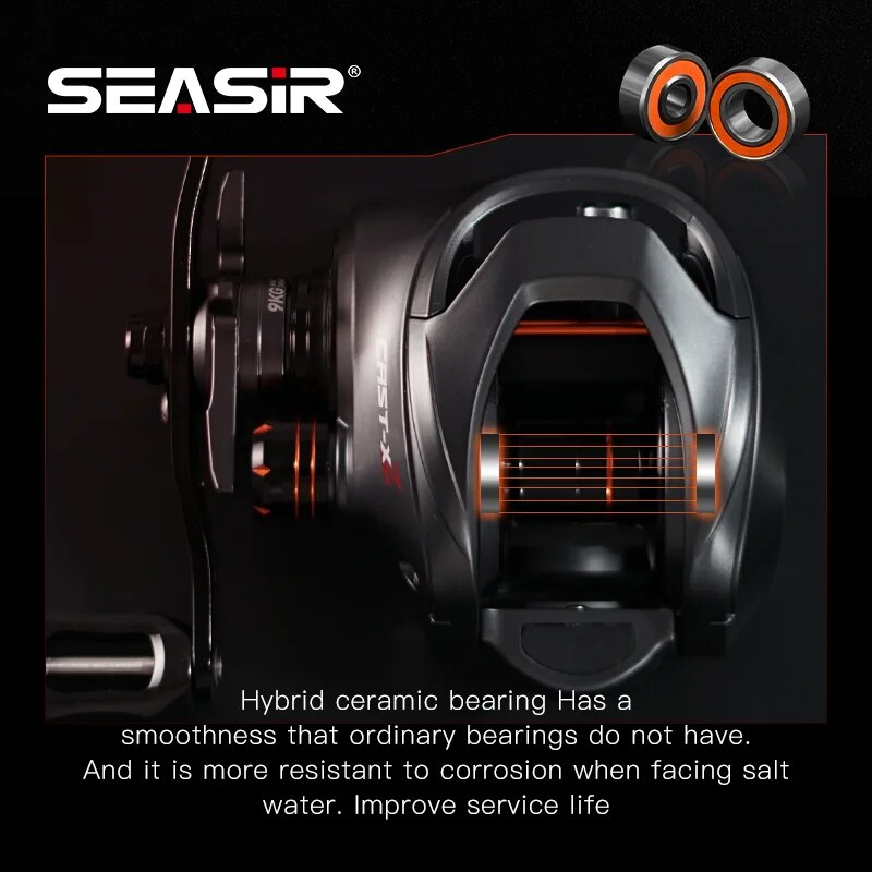 SEASIR Cast X2 Baitcasting Ree - Kastking Reel Zephyr recension och pris